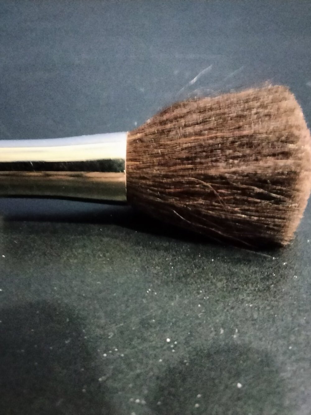 Waterford Crystal Powder Makeup Brush, 6.25” Long, Vintage - Picture 4 of 6